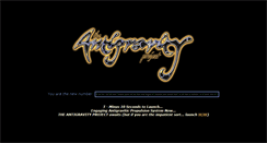 Desktop Screenshot of antigravityband.com